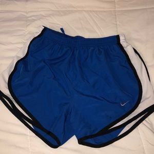 blue nike dri-fit shorts